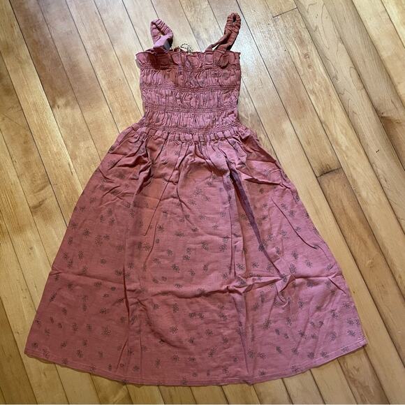 NWT Bobo Choses Brown Smocked Dress - Picture 4 of 10